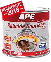 Rodenticide, appât en pâte fraîche pour rongeurs — Plantamus Pépinière en  ligne